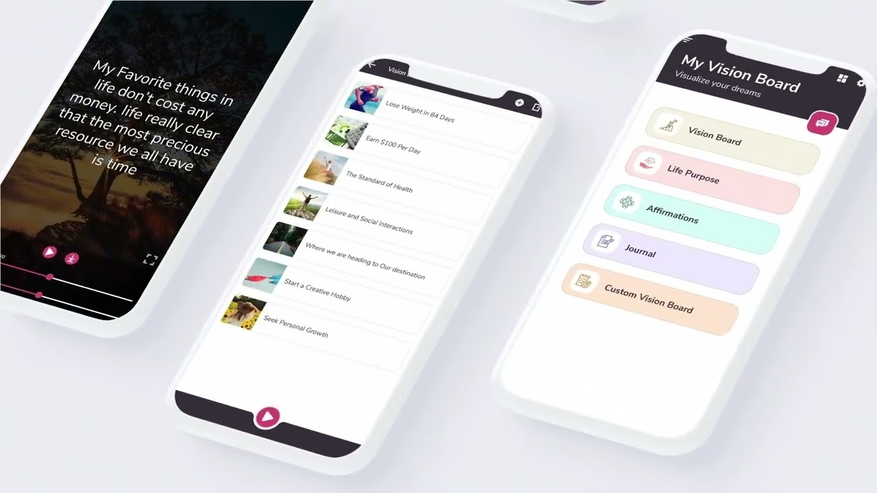 My Vision Board - Visualize your dreams