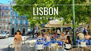 Hot Sunny Day in Lisbon PORTUGAL | Bairro Alto and Chiado