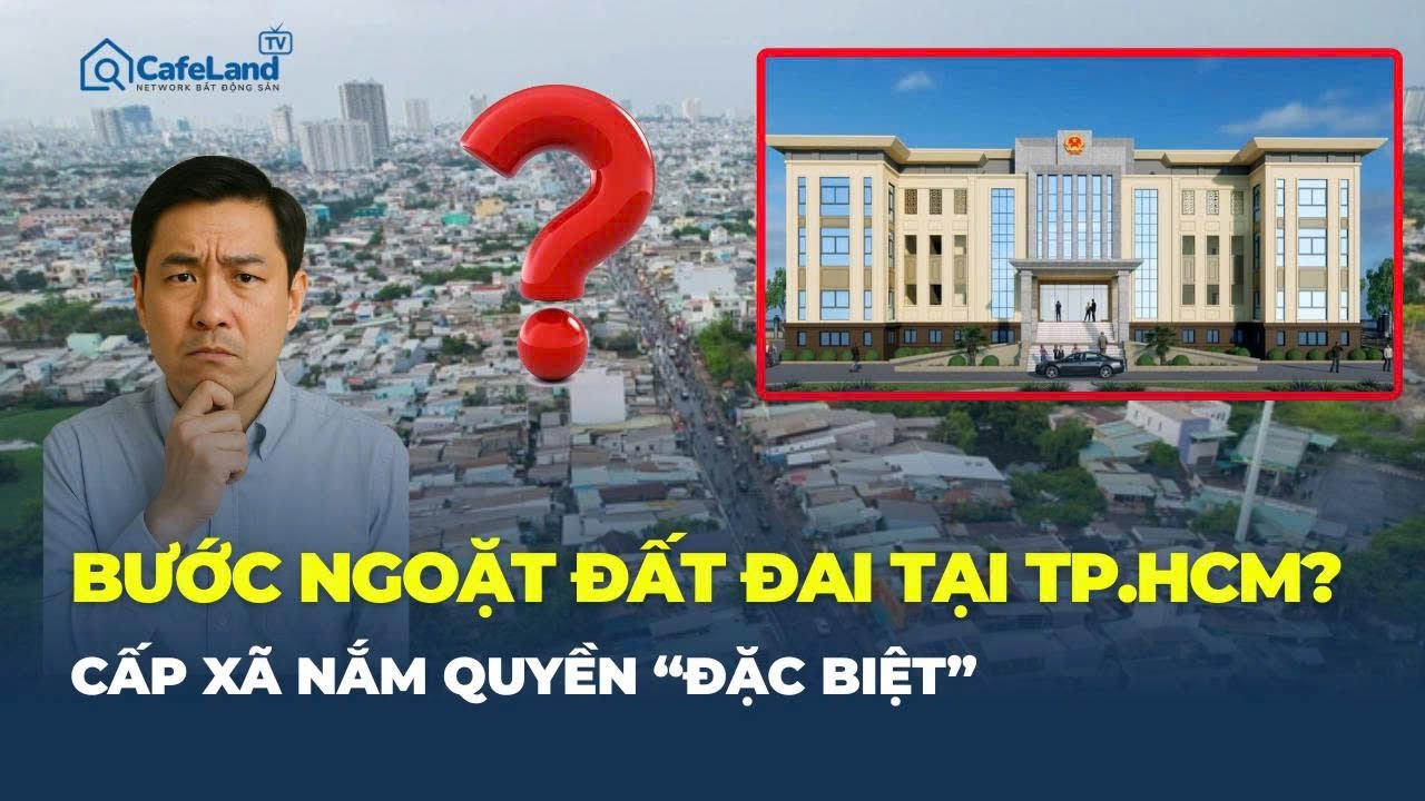 Lần đầu tiên tại TP.HCM: Chủ tịch xã được phép duyệt doanh nghiệp nhận đất làm dự án
