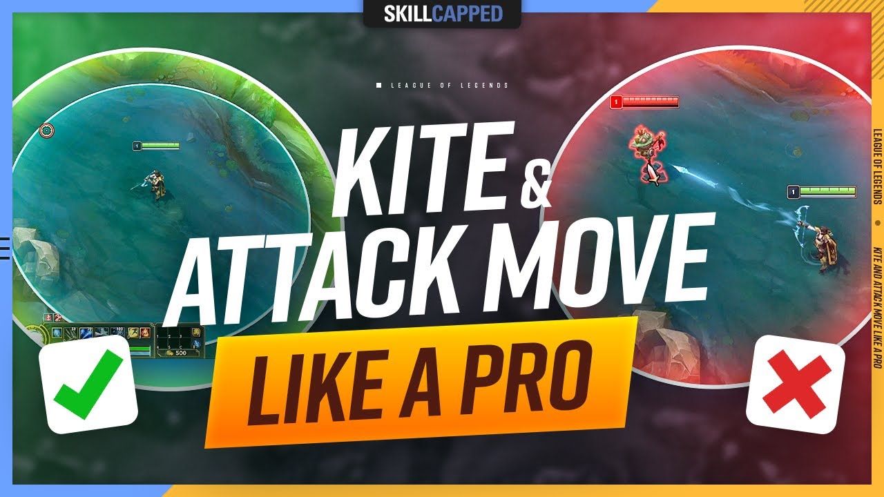 How to ATTACK MOVE & KITE like a PRO - League of Legends