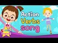 Action Verbs Song - Educational Children Song - Learning English for Kids