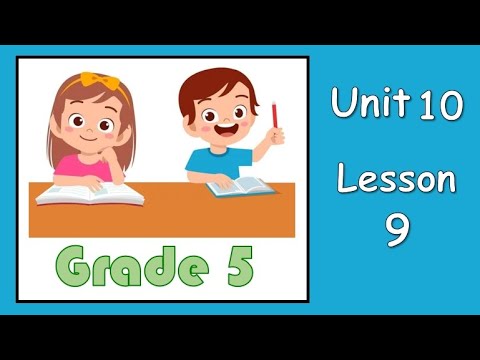 Grade 5 : Math | Unit 10 - lesson 9 ( Graphing Real World Data  )