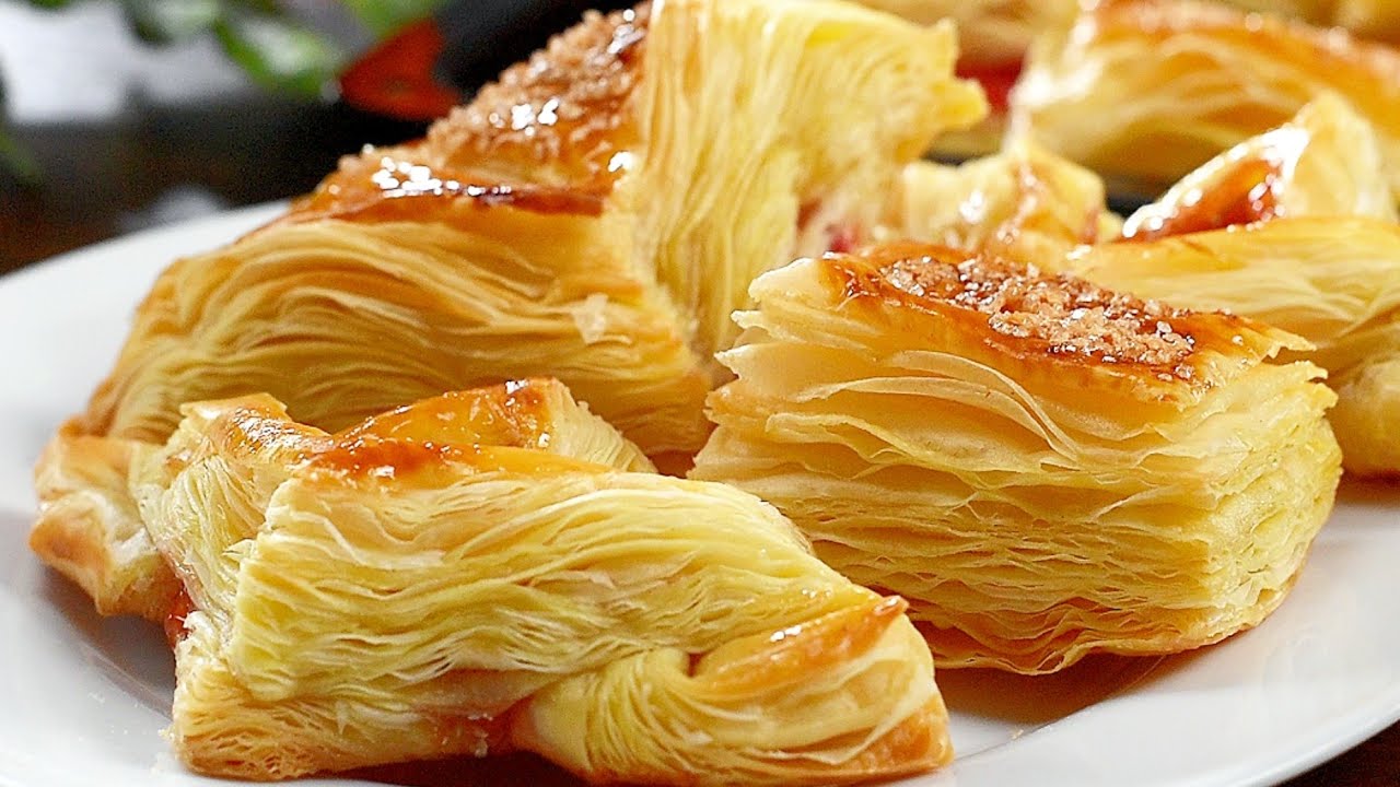 How come I didn't know about this new method before? Quick easy homemade puff pastry. No Eggs