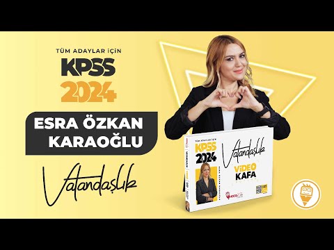 33) Yasama/TBMM İç Yapısı ve Çalışma Düzeni 2 - Esra Özkan Karaoğlu (KPSS VATANDAŞLIK) 2024