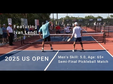 Men's Doubles Skill: 5.0, Age: 65+ - Semi-Final Match - US OPEN Pickleball Tournament 2025