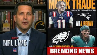 [BREAKING NEWS] Adam Schefter: AJ Brown (hamstring) is OUT for vs Giants: He's coming to Patriots!
