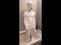 Toby Fox covered in foam