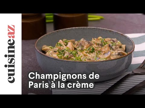 Champignons de Paris à la crème