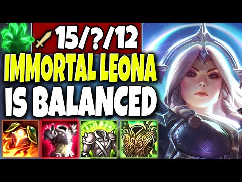 Immortal Mid/Top Lane Leona is so BALANCED that I can 1v5 EASILY 🔥 LoL Mid Leona Season 10 Gameplay