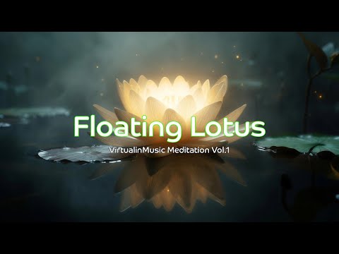 Floating Lotus – VirtualinMusic Meditation #virtualinmusic #lotus #meditation #ambient #chill