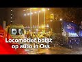 Bij een ongeluk op een goederenspoorlijn tussen een locomotief en een auto op industrieterrein El...