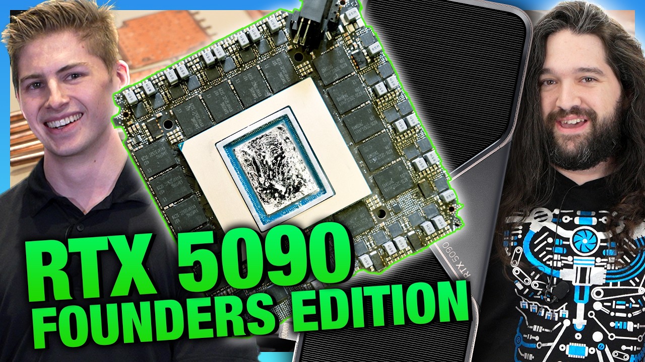 Incredible NVIDIA RTX 5090 Founders Edition: Liquid Metal & Cooler ft. Malcolm Gutenburg