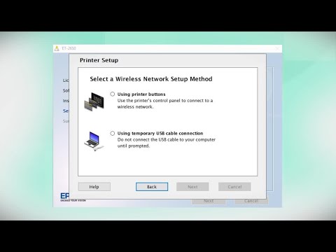 Connecting Your Printer to a Wireless Network Using the Buttons on the Printer