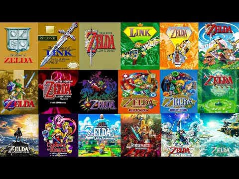 The Evolution of ZELDA Games (1986-2023)