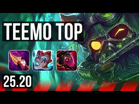 TEEMO vs SION (TOP) | Rank 3 Teemo, 1500+ games, 6/3/12 | KR Grandmaster | 25.20