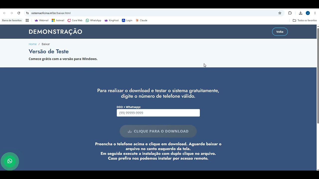 Guia rápido para baixar e instalar