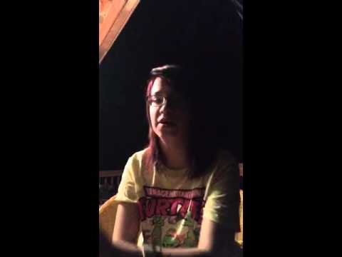 Smoking a cig, talking