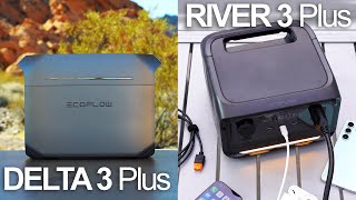 ECOFLOW RIVER 3 Plus vs DELTA 3 Plus Comparison! 🔋