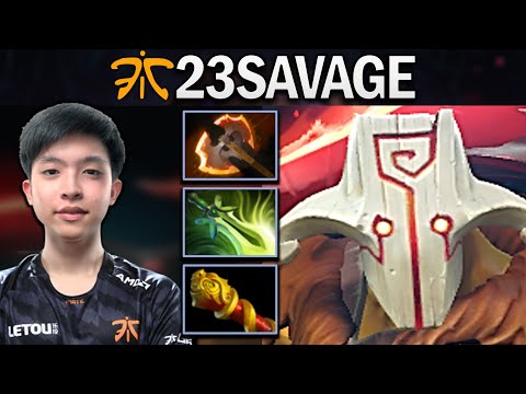 FNATIC.23SAVAGE JUGGERNAUT WITH 800 GPM - DOTA 2 7.26 GAMEPLAY