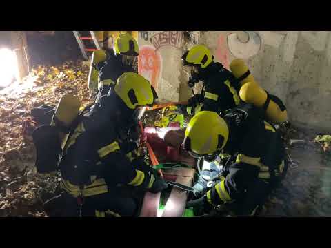 Einsatzübung: Menschenrettung