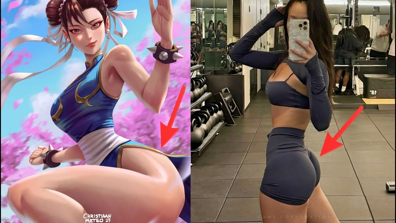 OCUPAN LAS PIERNAS de CALLINA LIANG para PROMOCIONAR LA PELÍCULA de STREET FIGHTER