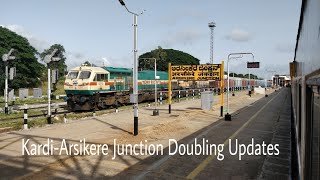 preview picture of video 'Kardi - Arsikere Junction Doubling Updates as on 27 July 2018'