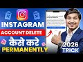 Instagram Account Delete Kaise Kare Permanently Instagram Id Delete Kaise Kare Instagram Account
