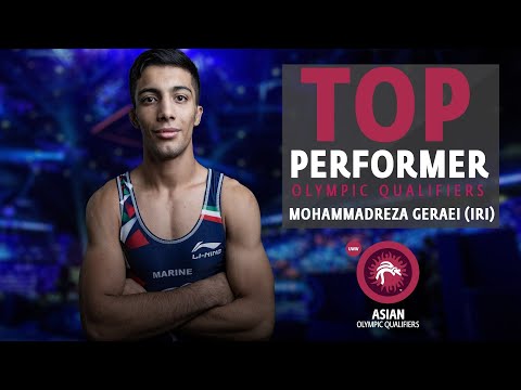 #WrestleAlmaty GR Top Performer: Mohammadreza GERAEI 🇮🇷