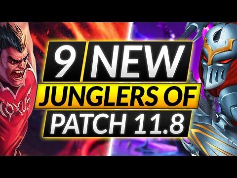 9 NEW META Jungle Champions to MAIN - Tips for Season 11 - LoL 11.8 Guide