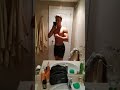 Bodybuilder flexing muscles