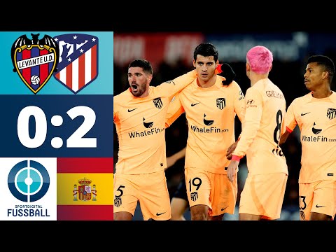 Gnadenlos effizientes Atletico bezwingt mutigen Zweitligisten | UD Levante - Atletico Madrid