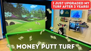 I Just Upgraded My Turf In My Golf Sim After 3 Years! | Full DIY Install & Review | Money Putt Turf