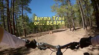 Berma bike ride at McGaffey-Zuni Trail System