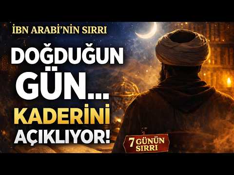 HANGİ GÜN DOĞDUN? İbn-i Arabi'ye Göre Kaderinin Gizli Şifresi!