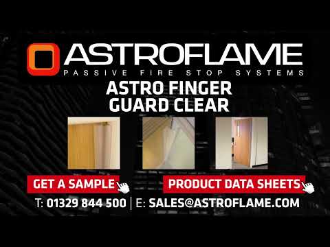 Astro Finger Guard Clear - Transparent Finger Guard for Doors