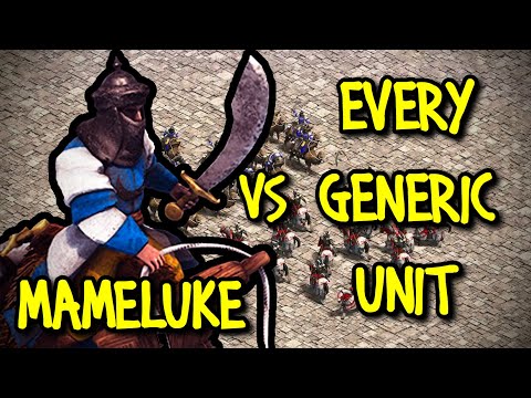 ELITE MAMELUKE vs EVERY GENERIC UNIT | AoE II: Definitive Edition