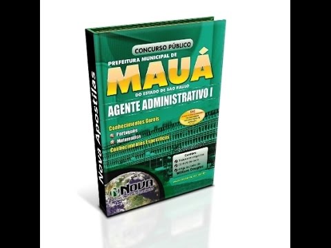Apostila do Concurso Mauá 2014 - Agente Administrativo I