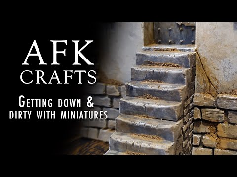 AFK CRAFTS: Weathering your miniatures for FREE!