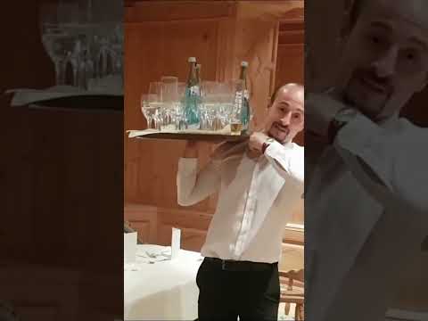 How to Carry a Heavy Food Tray. Waiter training video! Restaurant Staff Training