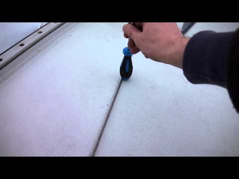 Dufour 35 delaminated deck