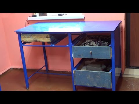 Restoration of the table for the workshop with your own hands!