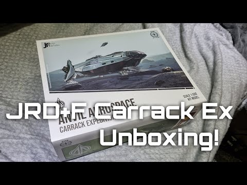 Star Citizen | JRD+F 1:500 Anvil Carrack Expedition Model Unboxing!