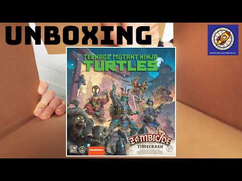 Zombicide TMNT Timecrash Unboxing