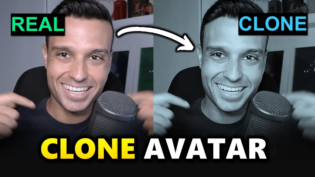 How to Create AVATAR CLONE with Artificial Intelligence