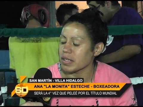 Boxeo: Ana "La Monita" Esteche - 16/01/2014