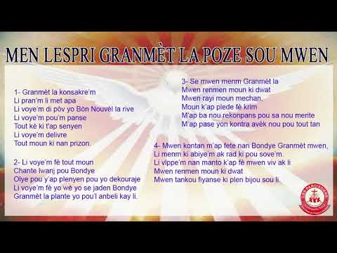 MEN LESPRI GRANMÈT LA POZE SOU MWEN