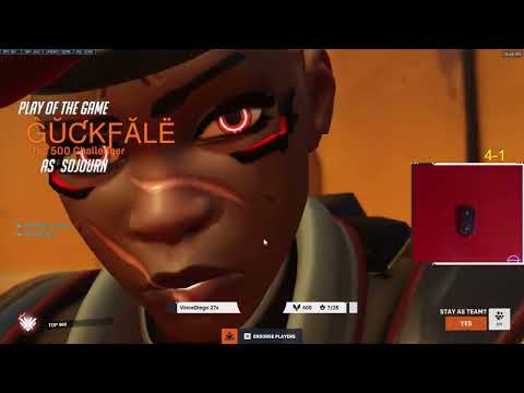 POTG! THIS IS WHAT TOP 500 SOJOURN LOOKS LIKE! Gale Sojourn Overwatch 2 Season 4
