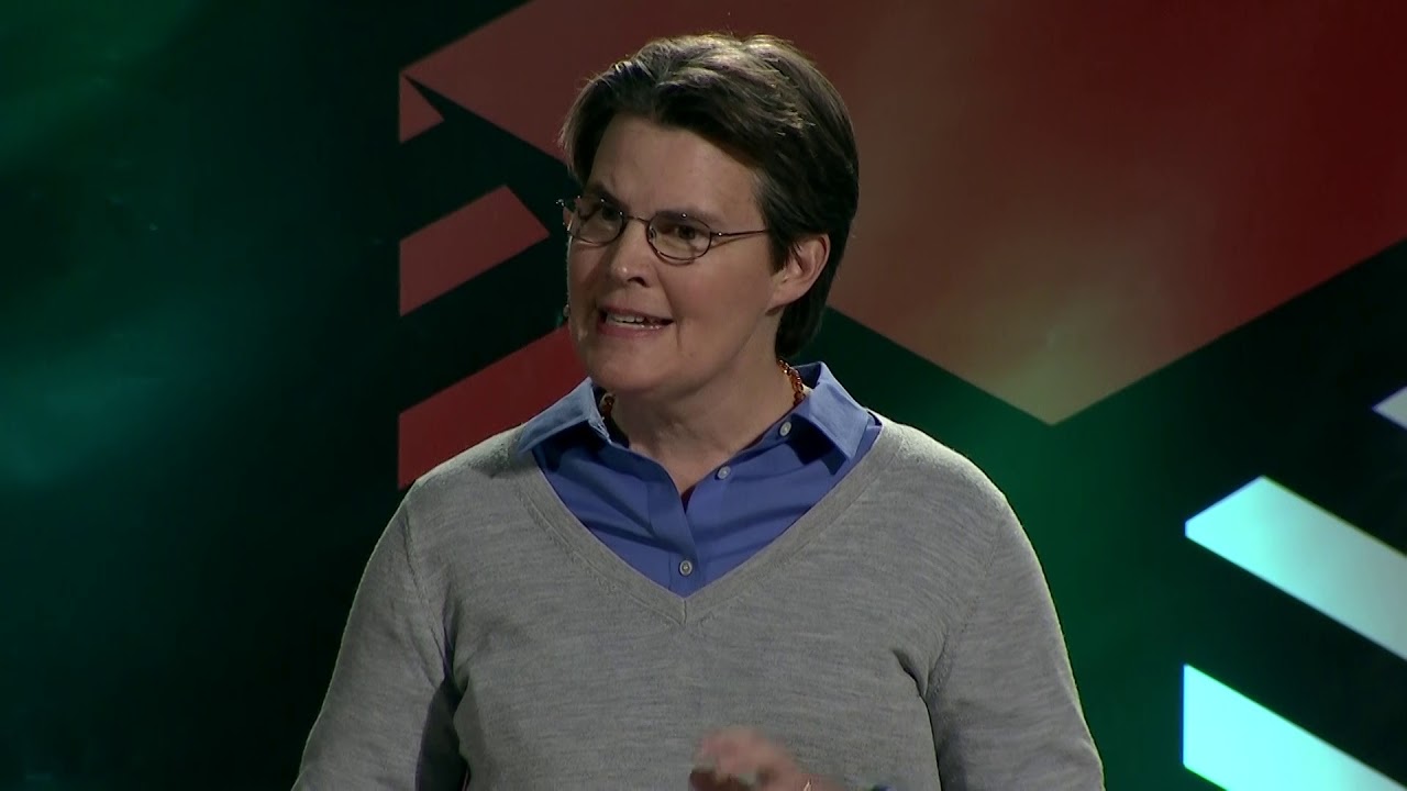 Kate Lund on stage