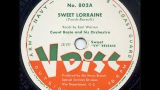 Sweet Lorraine / Count Basie and his Orchestra