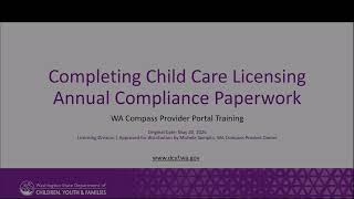 Submitting Annual Compliance Forms in the Provider Portal